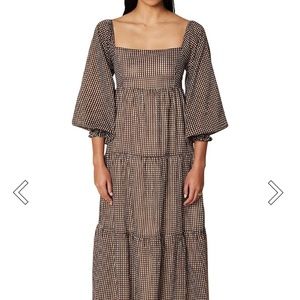NWT Faithful The Brand Sobita Midi Dress / US Size 6.
